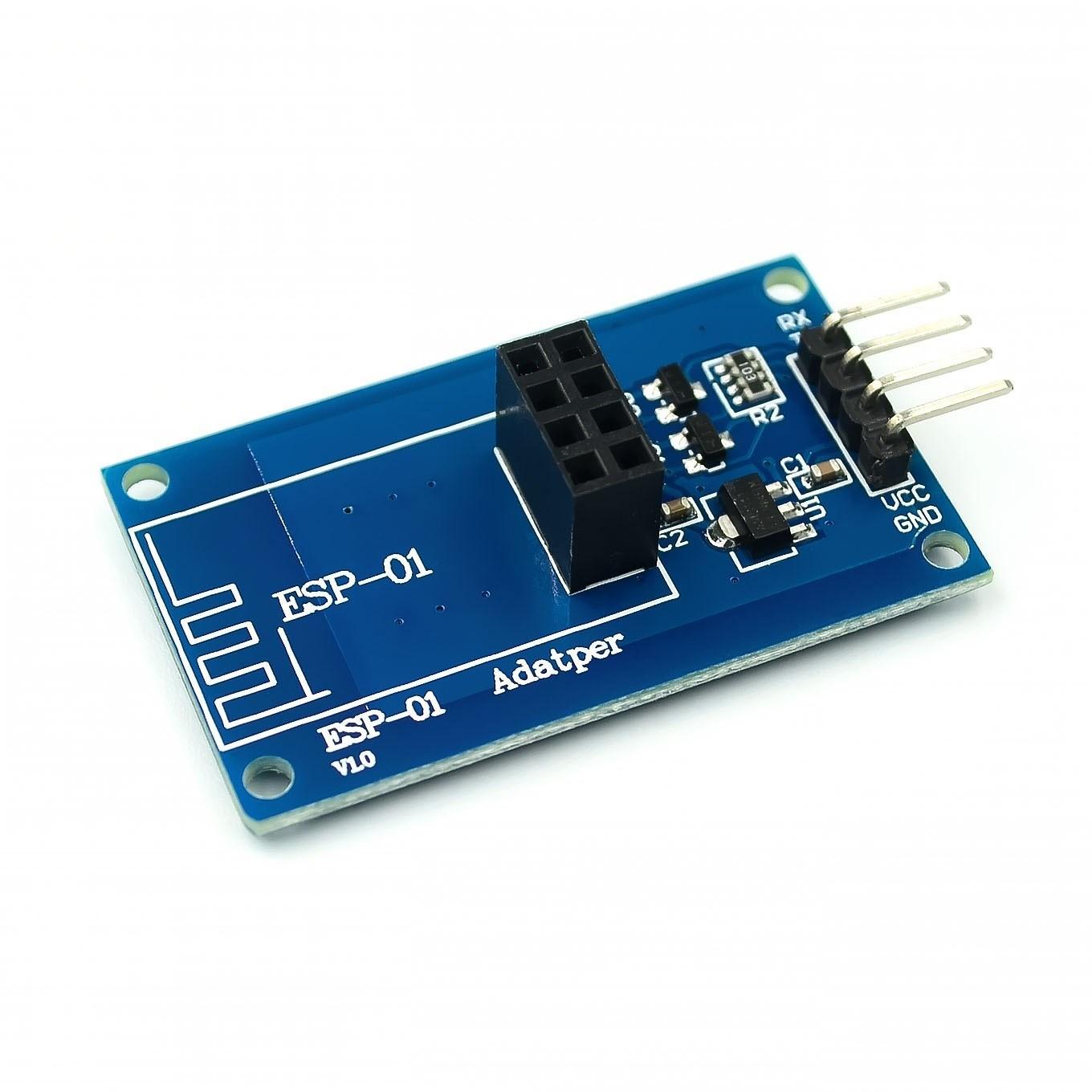 ESP8266 ESP-01 Послідовний модуль бездротового адаптера WiFi 3,3 В 5 В Esp01 Breakout PCB адаптери, сумісні для arduino
ESP8266 ESP-01 Послідовний модуль бездротового адаптера WiFi 3,3 В 5 В Esp01 Breakout PCB адаптери, сумісні для arduino