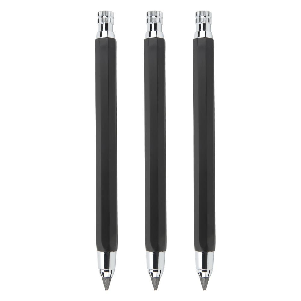 3pcs Retractable 5.6mm Lead Holder Black Color Automatic Clutch Pencil Draft Drawing
3pcs Retractable 5.6mm Lead Holder Black Color Automatic Clutch Pencil Draft Drawing