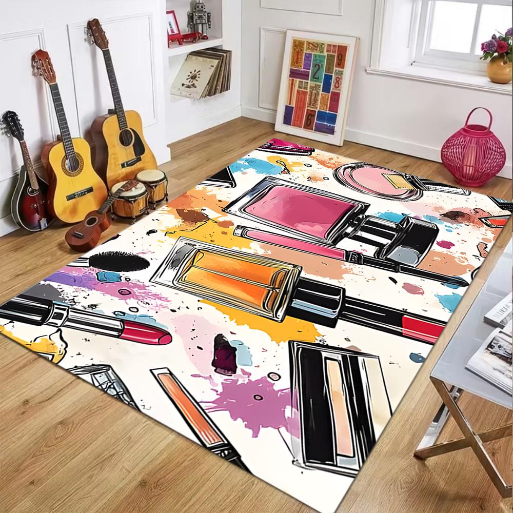 Lipstick & High Heels Pattern Area Rug for Living Room Bedroom Bedside Non-Slip Floor Mat Fashion Beauty Home Decor Lounge 40x60CM
Lipstick & High Heels Pattern Area Rug for Living Room Bedroom Bedside Non-Slip Floor Mat Fashion Beauty Home Decor Lounge 40x60CM