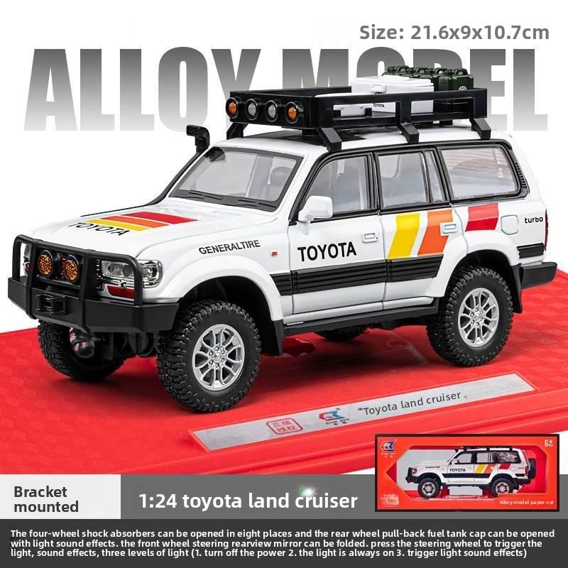Toyota Lc80 Off Road Vehicle Model Alloy Toy With Shock Sound And Light For Kids Collectors White
Toyota Lc80 Off Road Vehicle Model Alloy Toy With Shock Sound And Light For Kids Collectors White