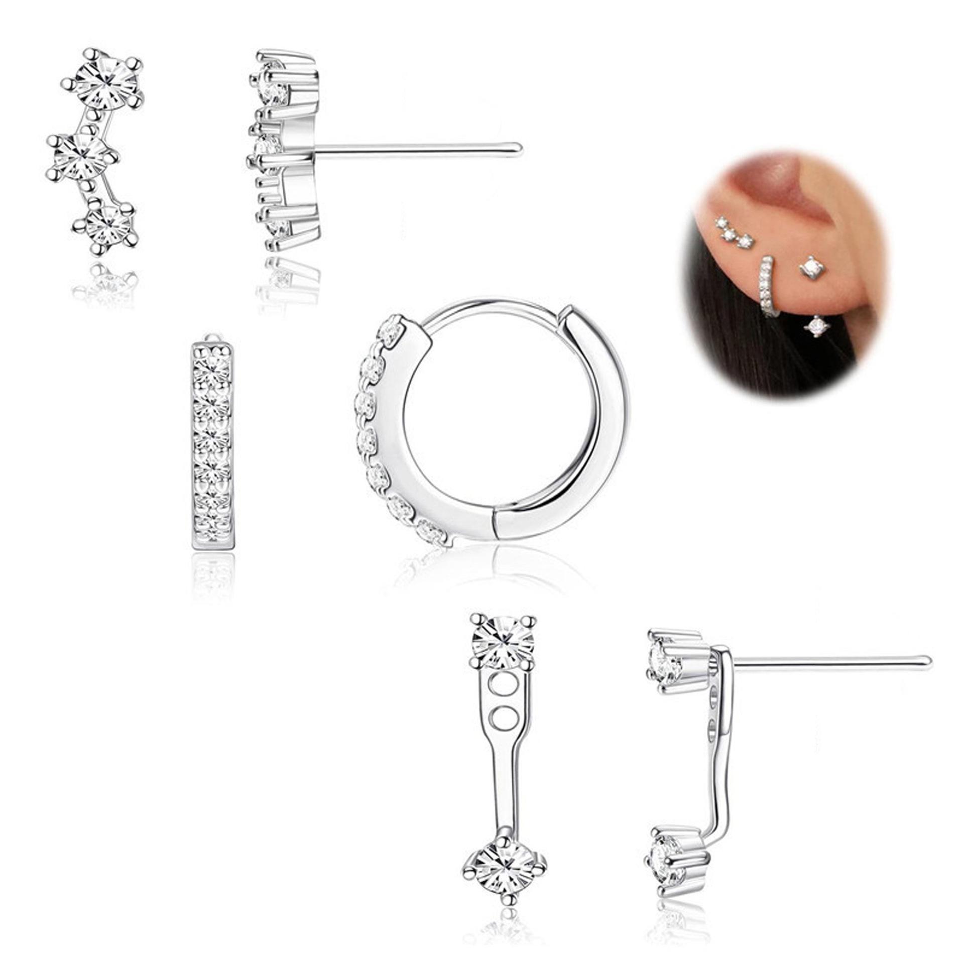 New Fashion Light Luxury Mini Flower European & American Earrings срібний
New Fashion Light Luxury Mini Flower European & American Earrings срібний
