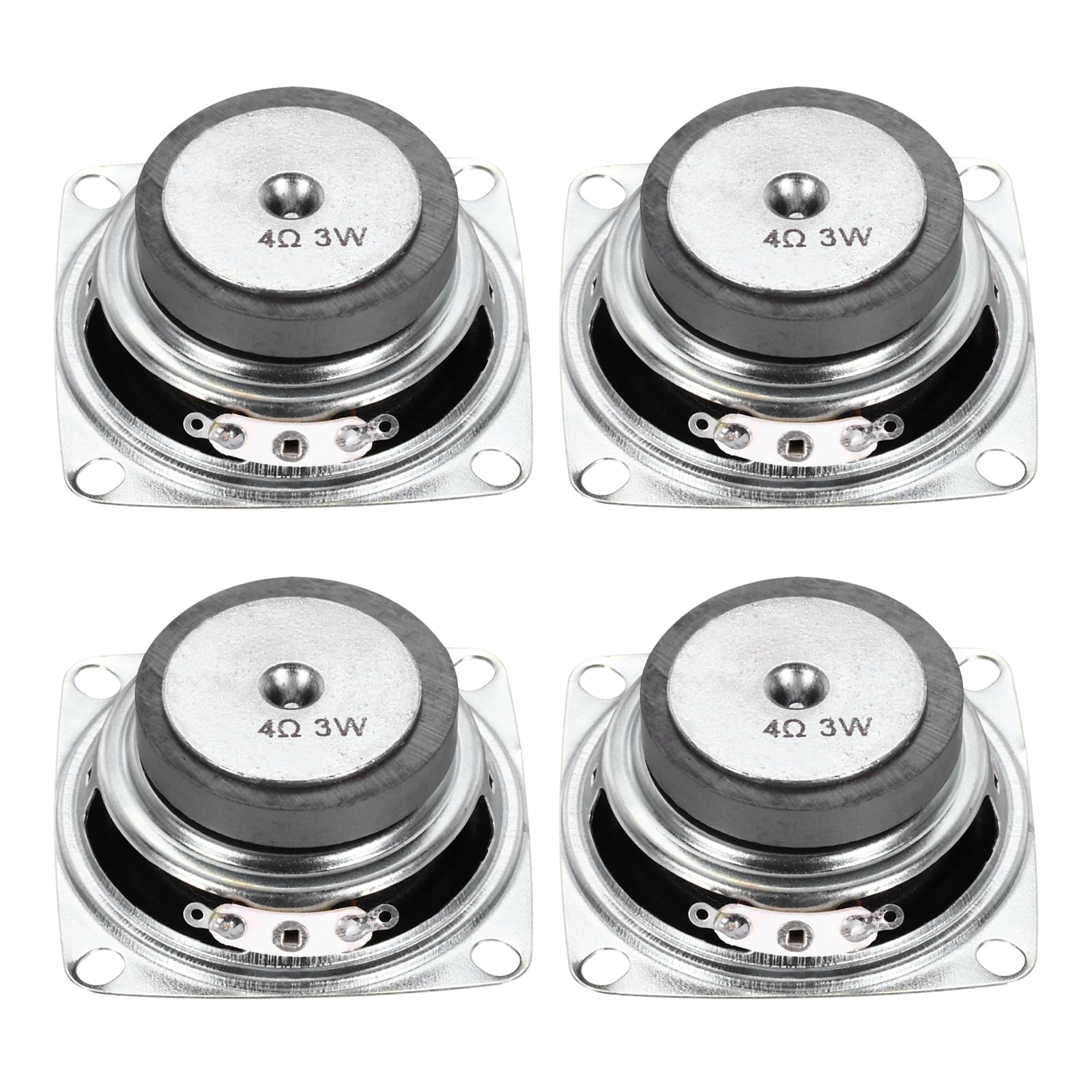 uxcell 4pcs 3W 4ohm Mini Speakers Metal Shell Square Outside Micro Magnet Speakers Mini Speakers DVD EVD Multimedia Mobile Portable Advertising
uxcell 4pcs 3W 4ohm Mini Speakers Metal Shell Square Outside Micro Magnet Speakers Mini Speakers DVD EVD Multimedia Mobile Portable Advertising