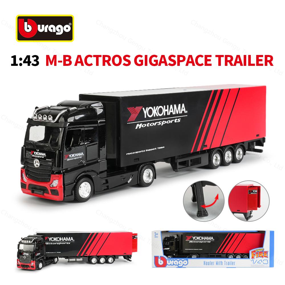 Bburago 1:43 Mercedes-Benz Actros GigaSpace Trailer Heavy Tractor Truck Black Die Cast Collectible Hobbies Model Toys
Bburago 1:43 Mercedes-Benz Actros GigaSpace Trailer Heavy Tractor Truck Black Die Cast Collectible Hobbies Model Toys