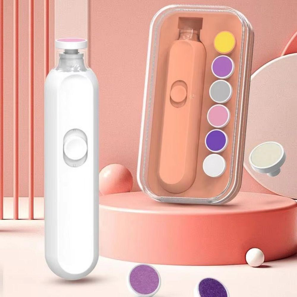 360-degree Trimming Baby Nail Clipper Set with LED Infant Automatic Nail Grinder Toes помаранчевий
360-degree Trimming Baby Nail Clipper Set with LED Infant Automatic Nail Grinder Toes помаранчевий