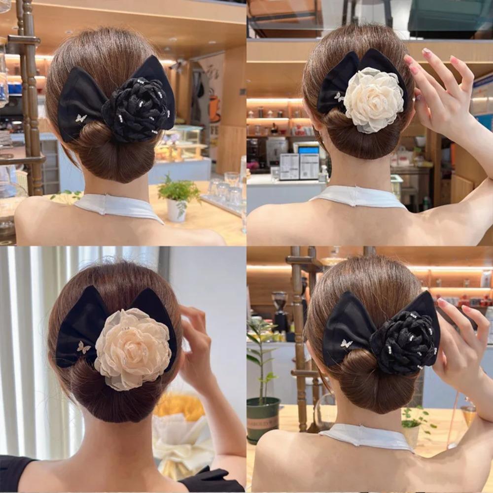 Magic Braider Bow Clip Camellia Flower Roller Hair Curler Vintage Hair Accessories чорний
Magic Braider Bow Clip Camellia Flower Roller Hair Curler Vintage Hair Accessories чорний