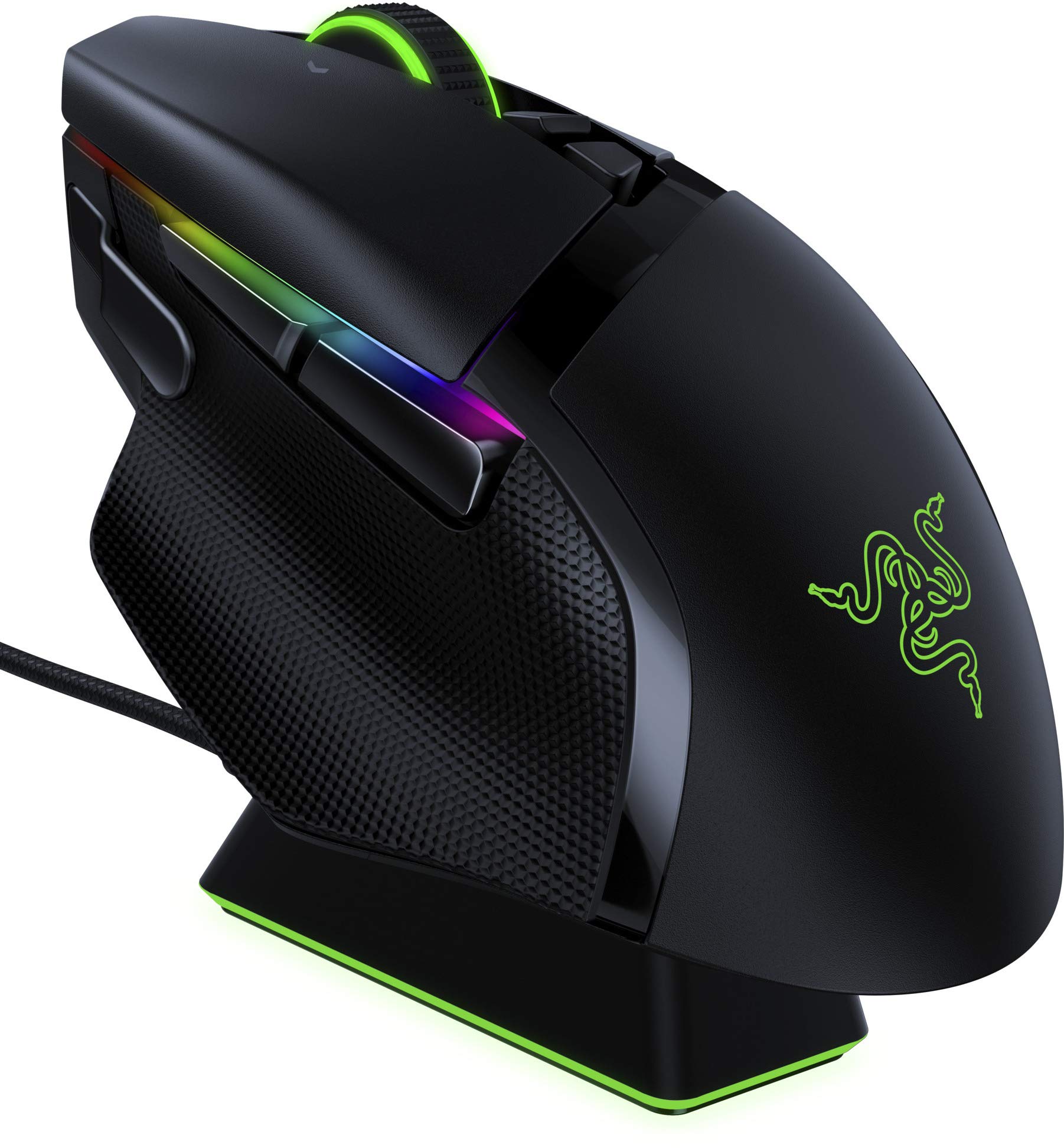 Ігрова миша Razer Basilisk Ultimate High Speed Wireless 11 Button Tilt Switch Sensor 20000DPI with Charging Stand Chroma Authorized Distributor чорний
Ігрова миша Razer Basilisk Ultimate High Speed Wireless 11 Button Tilt Switch Sensor 20000DPI with Charging Stand Chroma Authorized Distributor чорний