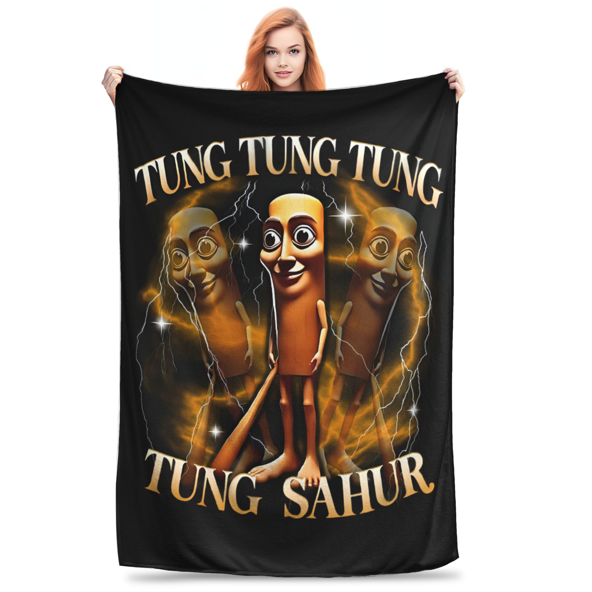 Tung Tung Tung Sahur Knitted Blanket Italian Brainrot Flannel Throw Blanket Bedding Couch Personalised Lightweight Bedspreads, 30x40in
Tung Tung Tung Sahur Knitted Blanket Italian Brainrot Flannel Throw Blanket Bedding Couch Personalised Lightweight Bedspreads, 30x40in