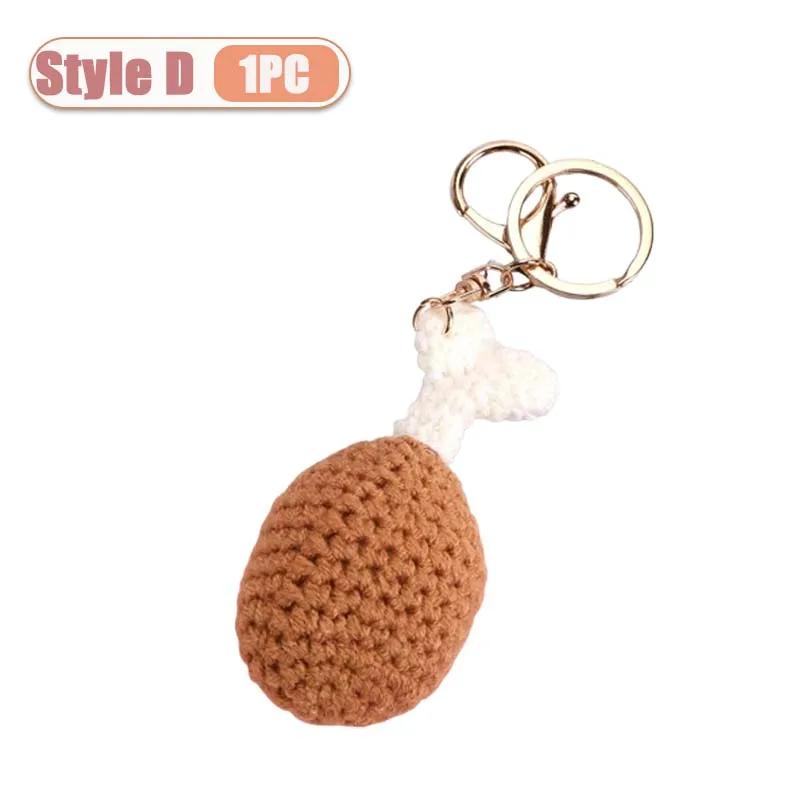 Creative Knit Keychain Cartoon DIY Burger Ice Cream Pendant Handmade Charms for Girl Cute Gift Photography Props Display Decor Other
Creative Knit Keychain Cartoon DIY Burger Ice Cream Pendant Handmade Charms for Girl Cute Gift Photography Props Display Decor Other