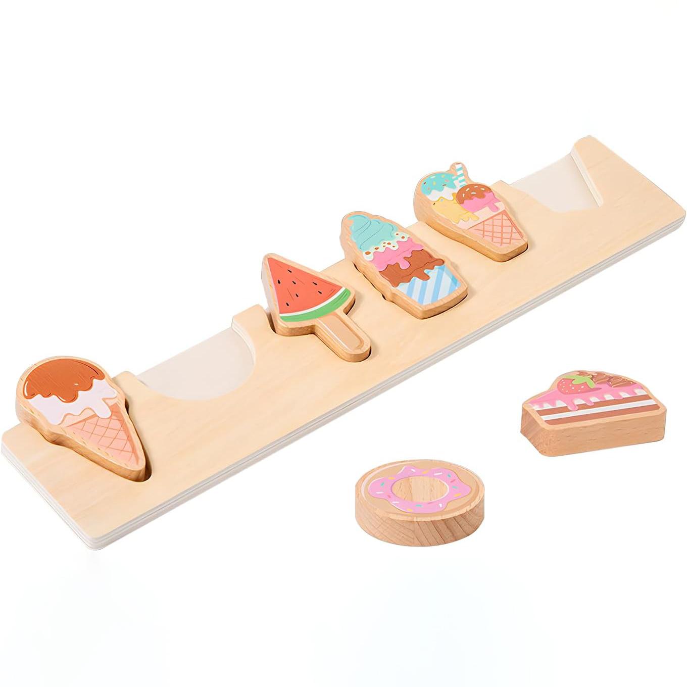 Non-Toxic Wooden Montessori Ice Cream Toys Toddlers Pretend Play Simulation Food Game Kitchen Accessories Toys For 3 4 5 Year Old
Non-Toxic Wooden Montessori Ice Cream Toys Toddlers Pretend Play Simulation Food Game Kitchen Accessories Toys For 3 4 5 Year Old