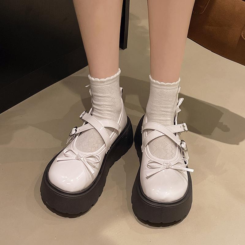 Fashion Waterproof Platform Wedges Women s Fashion Round Head Shallow Mouth Butterfly Knot Metal Buckle Non-slip High Heels 40
Fashion Waterproof Platform Wedges Women s Fashion Round Head Shallow Mouth Butterfly Knot Metal Buckle Non-slip High Heels 40