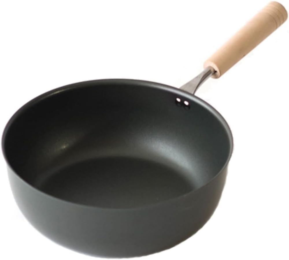 Sugiyama Metal Frying Compatible with Made in Nano Lightweight even though it is Oil absorbs easily Pan, 23cm, Deep, IH/Gas Fires, Iron, Japan,
Sugiyama Metal Frying Compatible with Made in Nano Lightweight even though it is Oil absorbs easily Pan, 23cm, Deep, IH/Gas Fires, Iron, Japan,