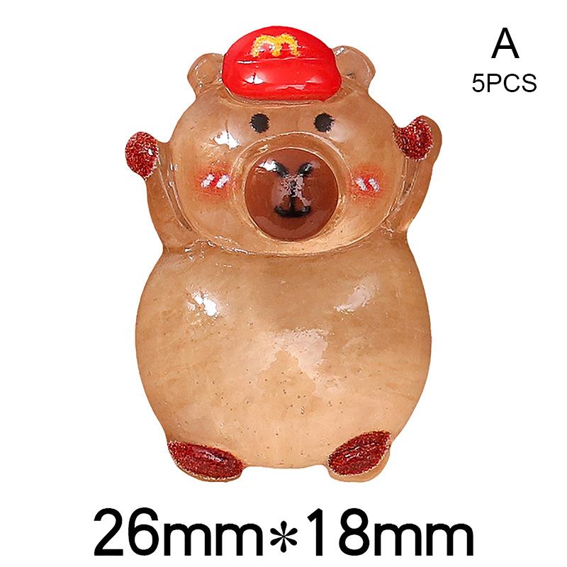 5 шт. кавайные мультяшные подвески из смолы капибара яркий брелок с плоским дном в виде животного подвеска DIY ювелирные изделия сделать
5 шт. кавайные мультяшные подвески из смолы капибара яркий брелок с плоским дном в виде животного подвеска DIY ювелирные изделия сделать