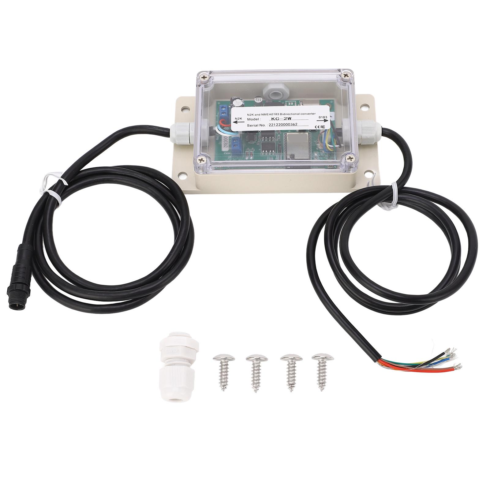 Модуль двонаправленого перетворювача NMEA2000 та NMEA0183 KC2 Вт Водонепроникний IPX67 DC 930В
Модуль двонаправленого перетворювача NMEA2000 та NMEA0183 KC2 Вт Водонепроникний IPX67 DC 930В
