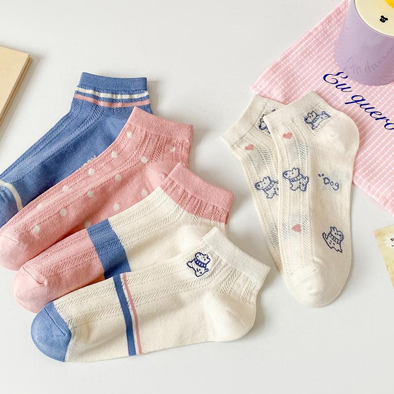 Women s Short Socks for Spring and Summer, Ultra-thin Mesh, Perforated, Breathable and Cute Cartoon Short Cotton Socks, Boat Socks 1 pair
Women s Short Socks for Spring and Summer, Ultra-thin Mesh, Perforated, Breathable and Cute Cartoon Short Cotton Socks, Boat Socks 1 pair