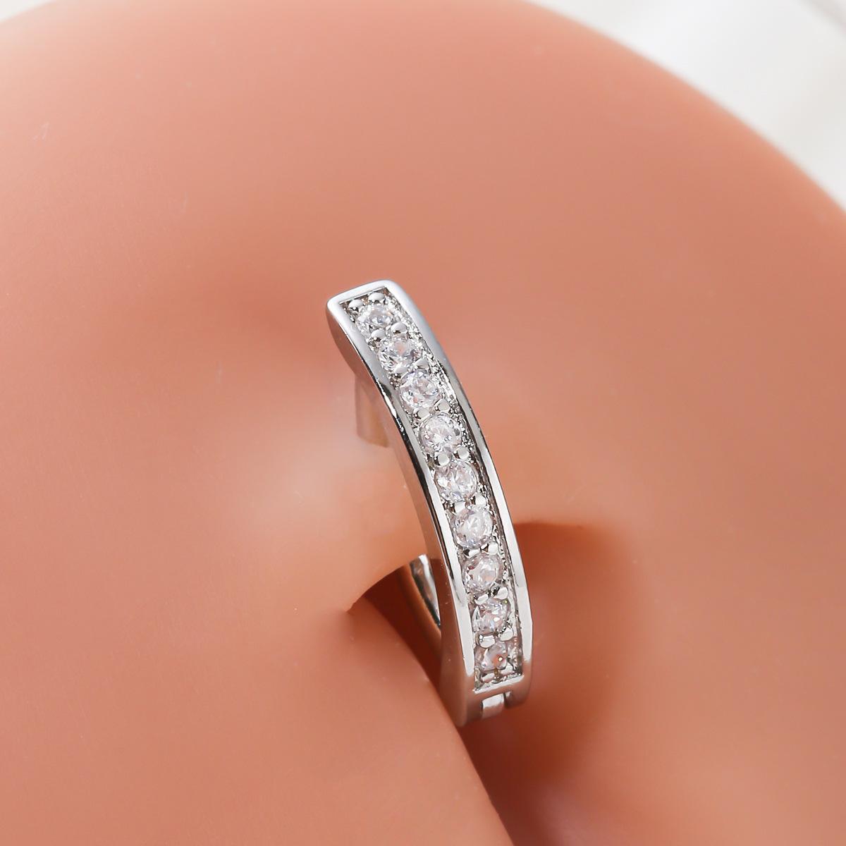 Minimalist Fashion Personality Full Diamond Navel Ring Inlaid with Zirconia Row Diamonds European and American Light Luxury Navel Button DQKSF673
Minimalist Fashion Personality Full Diamond Navel Ring Inlaid with Zirconia Row Diamonds European and American Light Luxury Navel Button DQKSF673