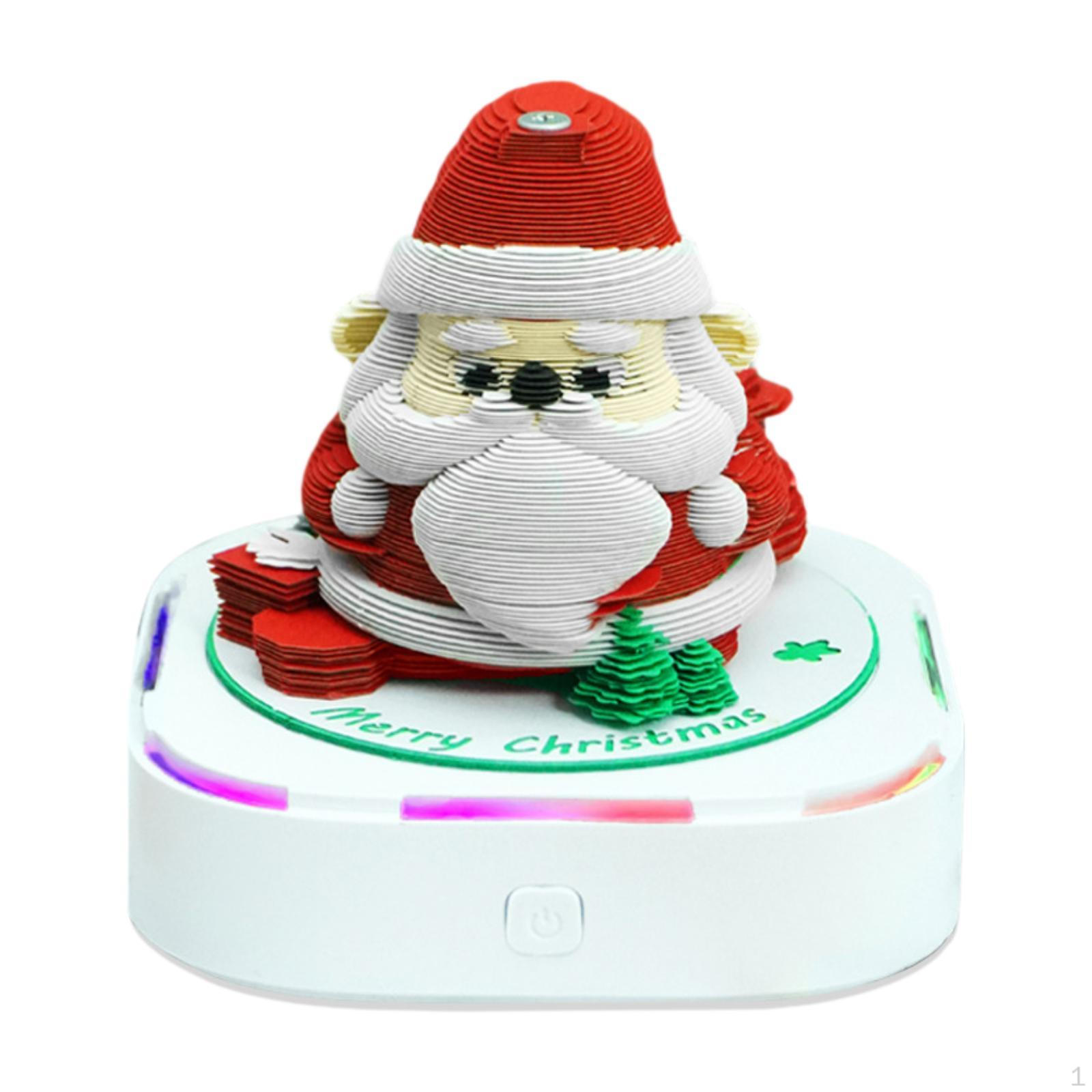 3D Memo Pads Paper Desk Calendar Time Piece Christmas Santa Claus for Friends
3D Memo Pads Paper Desk Calendar Time Piece Christmas Santa Claus for Friends