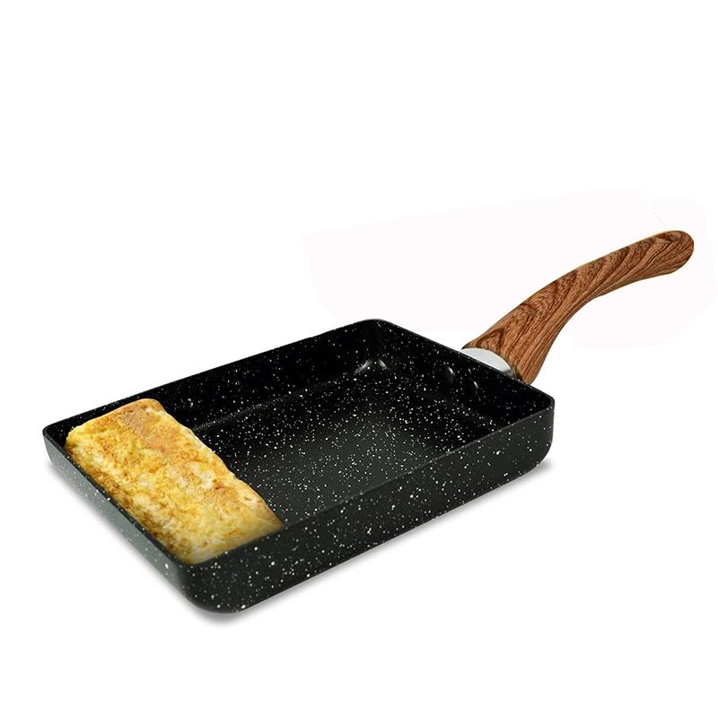 Japanese Omelette Pan Nonstick Tamagoyaki Pan Omelette Frying Pan with Wooden Handle Breakfast Pancake Egg Pan Kitchen JT чёрный
Japanese Omelette Pan Nonstick Tamagoyaki Pan Omelette Frying Pan with Wooden Handle Breakfast Pancake Egg Pan Kitchen JT чёрный