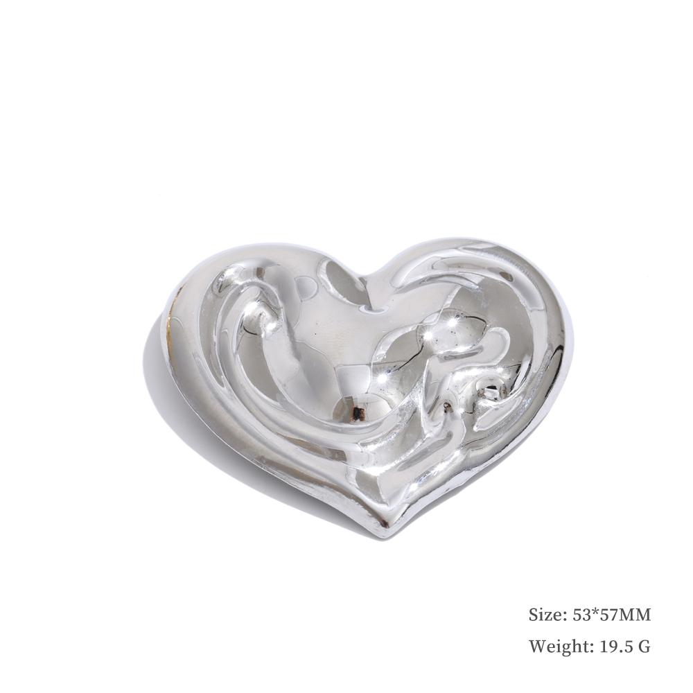 Yhpup Stainless Steel Ear Heart Love Punk Street Brooch Pin Waterproof Plated Clothes Hat Accessories Wholesale Cheap Accessory
Yhpup Stainless Steel Ear Heart Love Punk Street Brooch Pin Waterproof Plated Clothes Hat Accessories Wholesale Cheap Accessory
