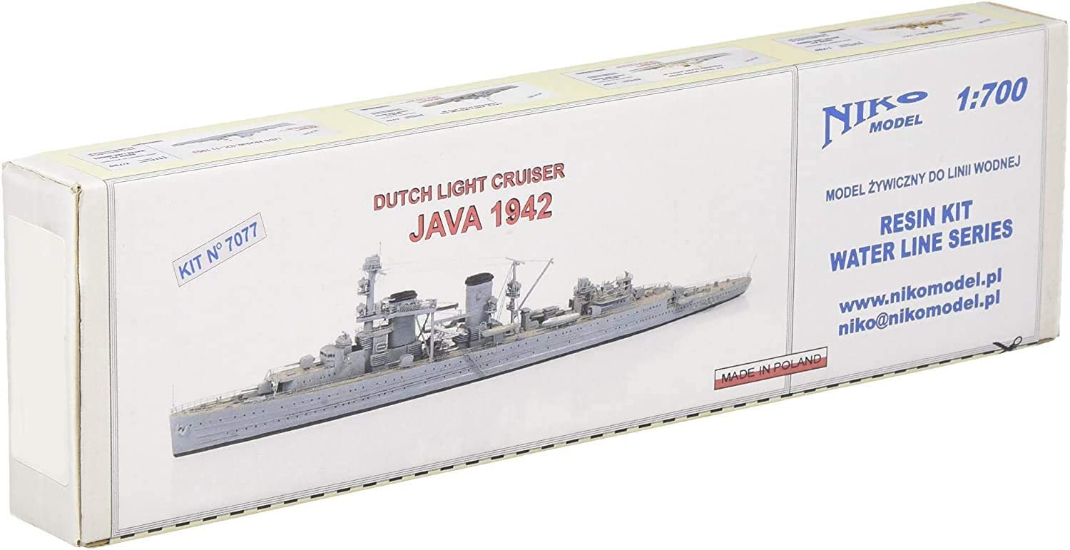 Nico Model Dutch Navy Light Cruiser Java 1942 Resin Kit PN07077 1/700
Nico Model Dutch Navy Light Cruiser Java 1942 Resin Kit PN07077 1/700