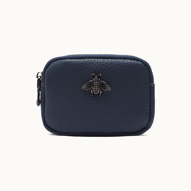 Genuine Leather Double Zipper Mini Coin Purse & Clutch
Genuine Leather Double Zipper Mini Coin Purse & Clutch