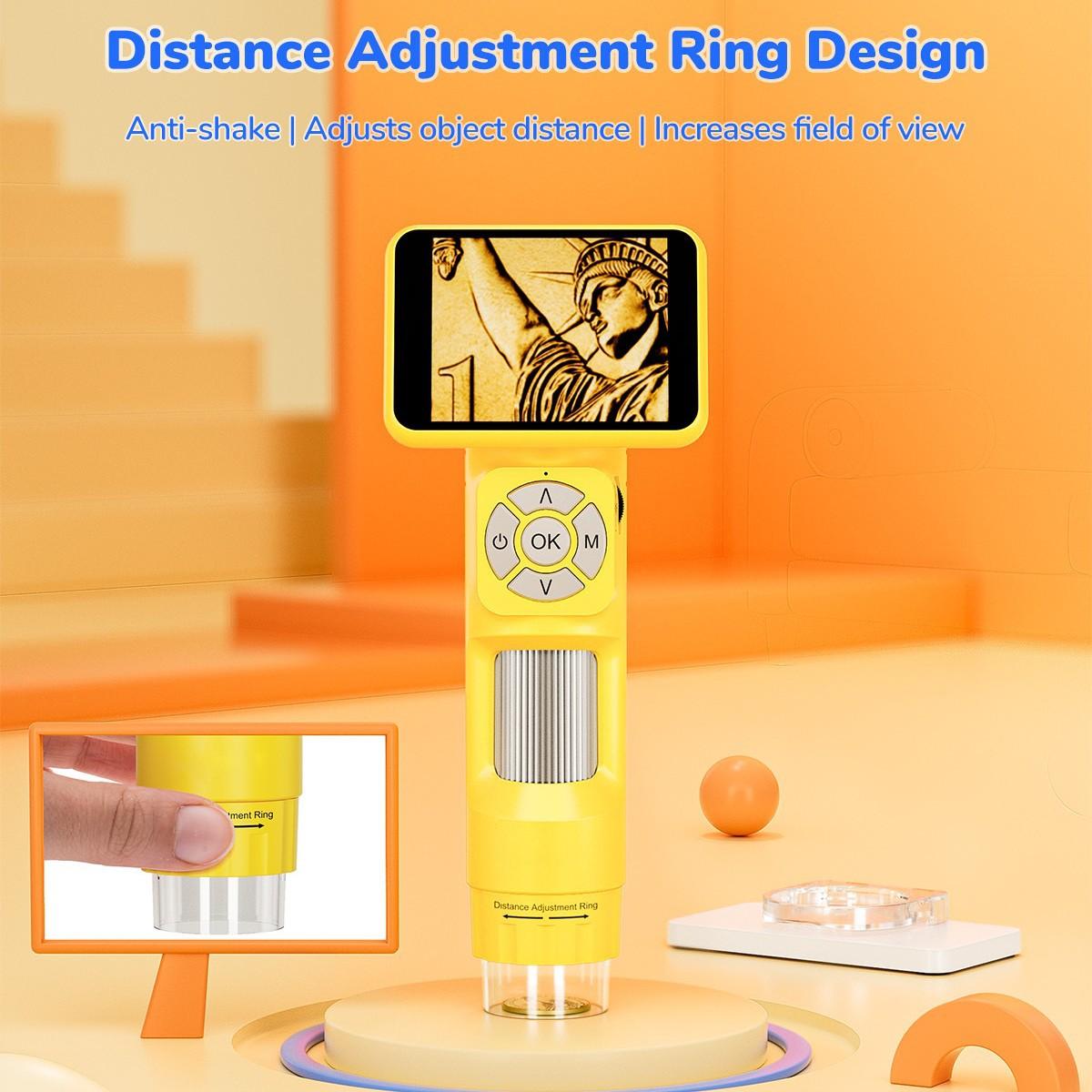 Handheld Children s Puzzle Electron Microscope Digital Magnifying Glass жовтий
Handheld Children s Puzzle Electron Microscope Digital Magnifying Glass жовтий
