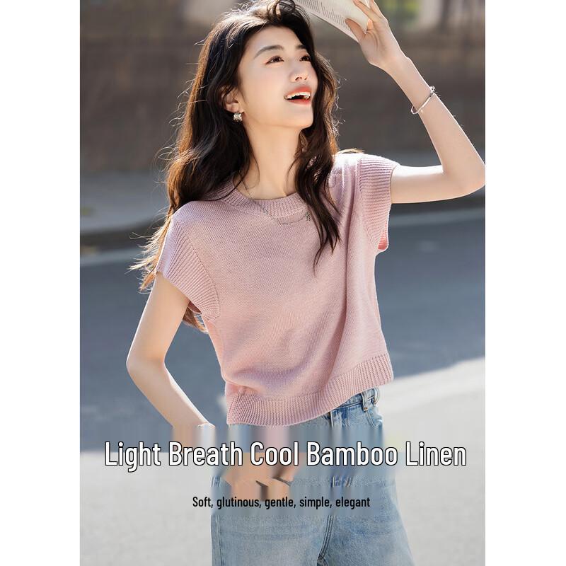 Demana Women s Summer Cropped Sleeveless Slub Knit Top S
Demana Women s Summer Cropped Sleeveless Slub Knit Top S