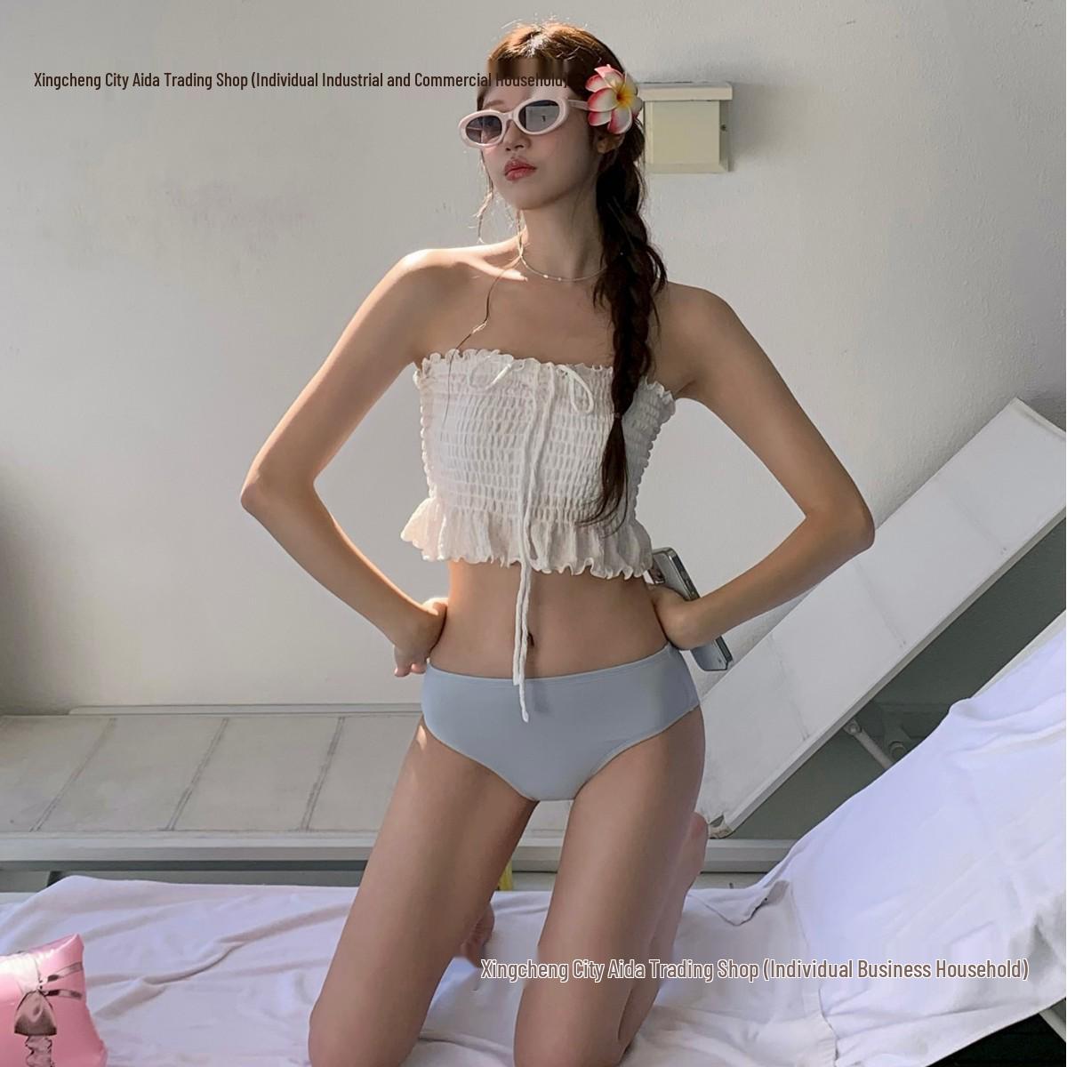 High-End Sweet Bandeau Bikini for Small Chest - Cute Summer Swimsuit Extra Large білий
High-End Sweet Bandeau Bikini for Small Chest - Cute Summer Swimsuit Extra Large білий