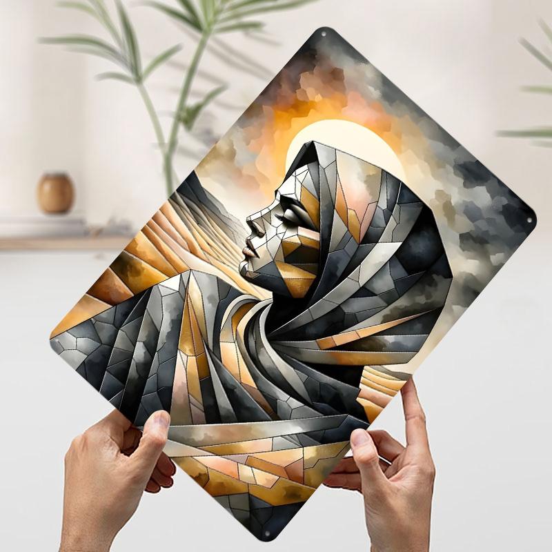 Geometric Desert Woman Tinplate Poster Customized Wall Art Vintage Retro Metal Signs for Room Decoration Garage Decorations Home 7.9x11.8In(20x30cm)
Geometric Desert Woman Tinplate Poster Customized Wall Art Vintage Retro Metal Signs for Room Decoration Garage Decorations Home 7.9x11.8In(20x30cm)