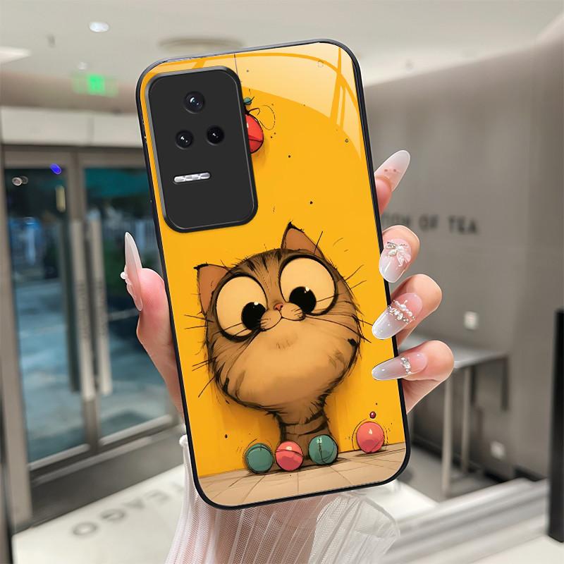 Beautiful Flower Cute Cats Case For Xiaomi Poco F4 5G / Redmi K40S Tempered Glass Phone Case Protective Back Cover Hard Shell Poco F4
Beautiful Flower Cute Cats Case For Xiaomi Poco F4 5G / Redmi K40S Tempered Glass Phone Case Protective Back Cover Hard Shell Poco F4