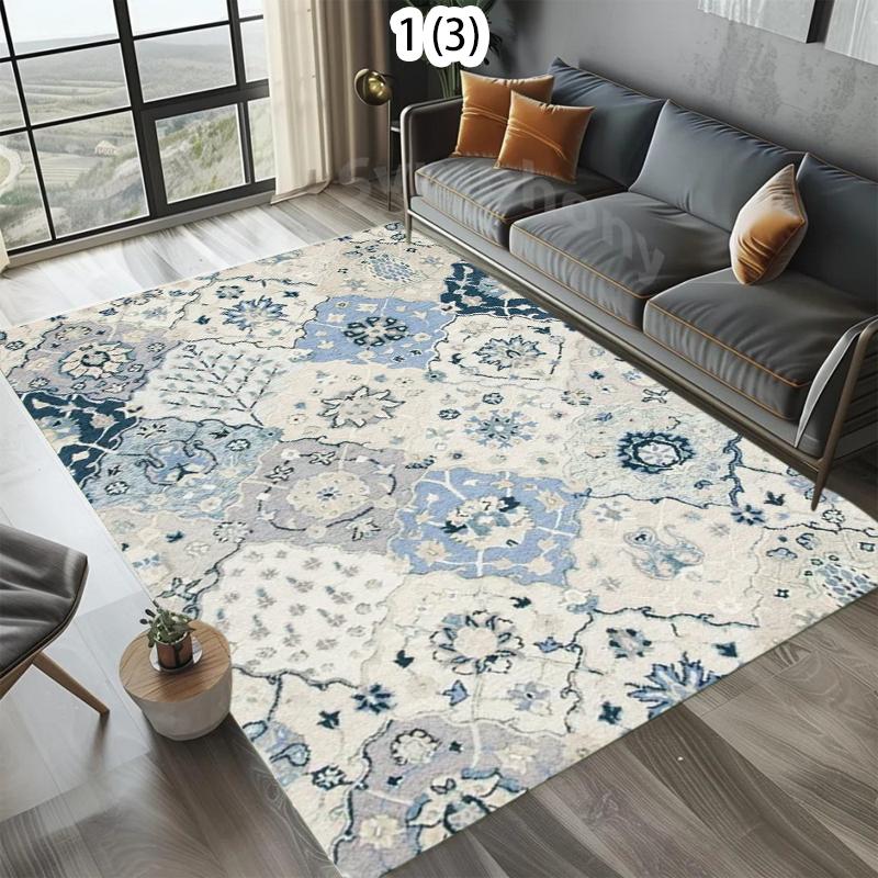 Bohemian Vintage Blue Floral Medallion Pattern Non-Slip Area Rug Washable Floor Carpet for Living Room Bedroom Home Decoration 40X60CM
Bohemian Vintage Blue Floral Medallion Pattern Non-Slip Area Rug Washable Floor Carpet for Living Room Bedroom Home Decoration 40X60CM