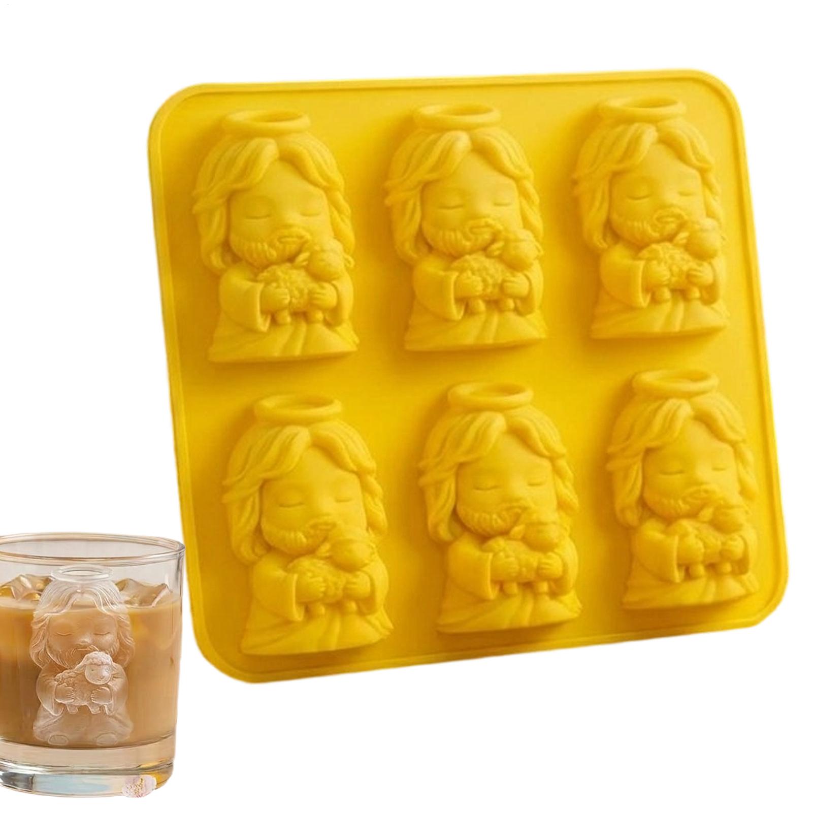 3D Jesus And Lamb Silicone Ice Mold 6-Cavity Jesus Easy Release Food Grade Mini Jesus And Lamb Ice Trays Chocolate Molds China Mainland
3D Jesus And Lamb Silicone Ice Mold 6-Cavity Jesus Easy Release Food Grade Mini Jesus And Lamb Ice Trays Chocolate Molds China Mainland