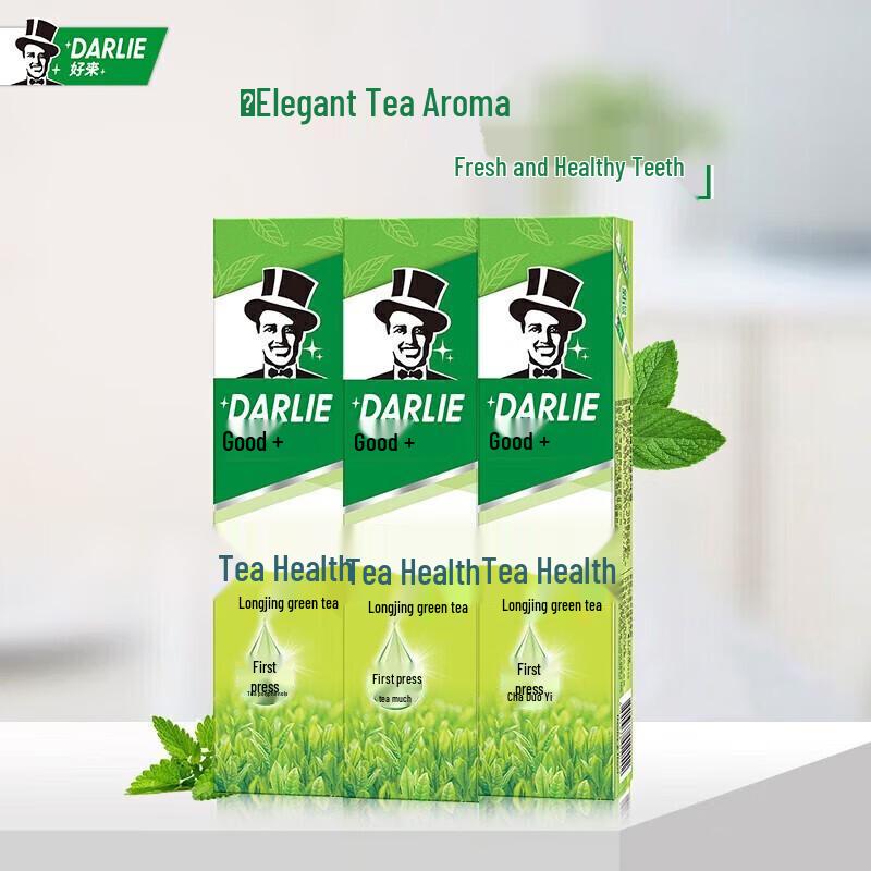 Darlie Chabaijian Longjing Green Tea Fluoride Toothpaste
Darlie Chabaijian Longjing Green Tea Fluoride Toothpaste