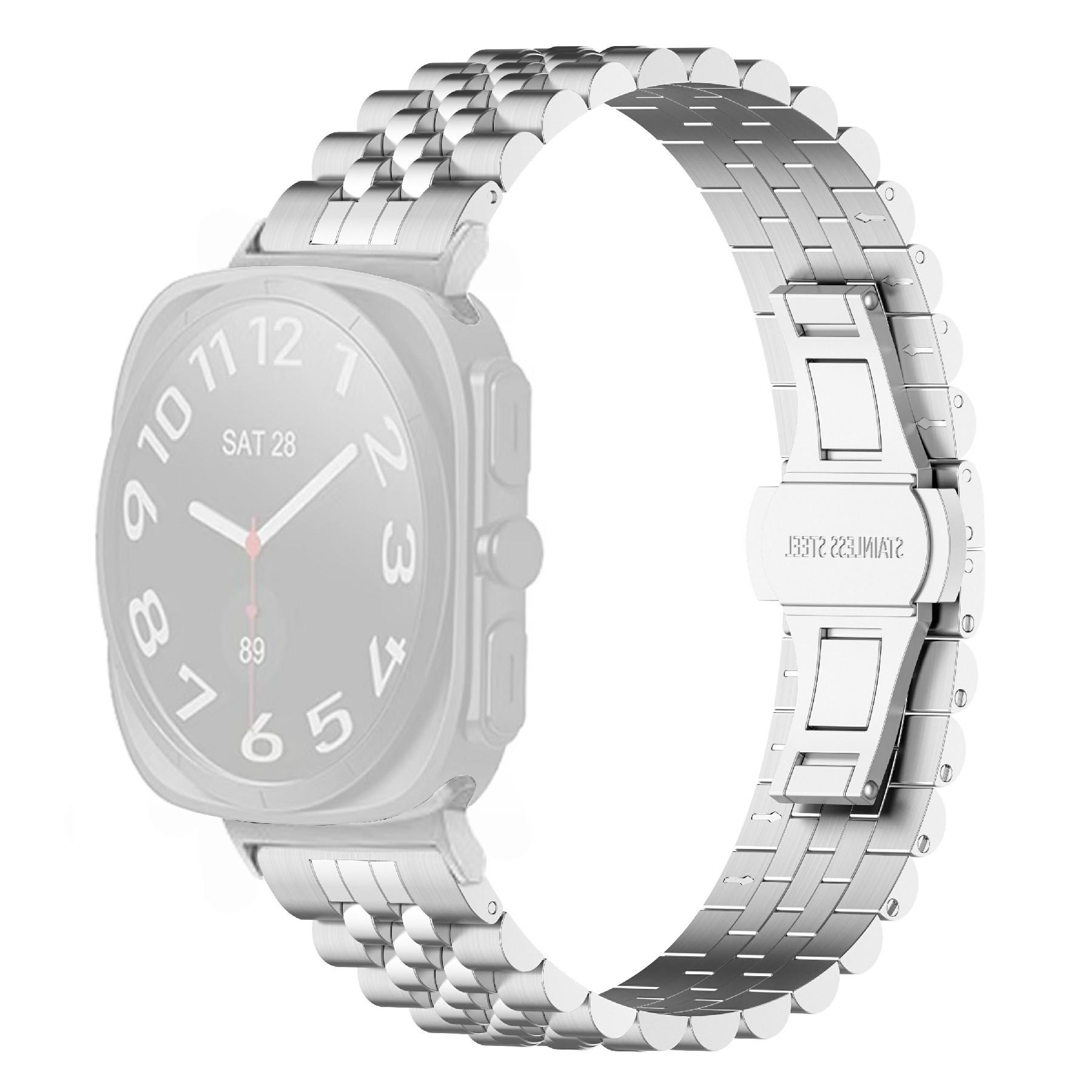 Ремешок для часов Samsung Galaxy Watch Ultra 47 мм, ремешок из нержавеющей стали с инструментом для снятия ремешка Silver
Ремешок для часов Samsung Galaxy Watch Ultra 47 мм, ремешок из нержавеющей стали с инструментом для снятия ремешка Silver