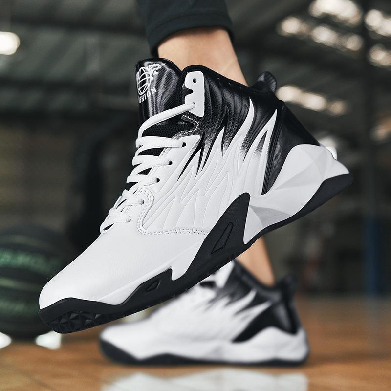 Large size basketball shoes, high-top fly-woven breathable sports and leisure middle school and older students actual running shoes 36
Large size basketball shoes, high-top fly-woven breathable sports and leisure middle school and older students actual running shoes 36