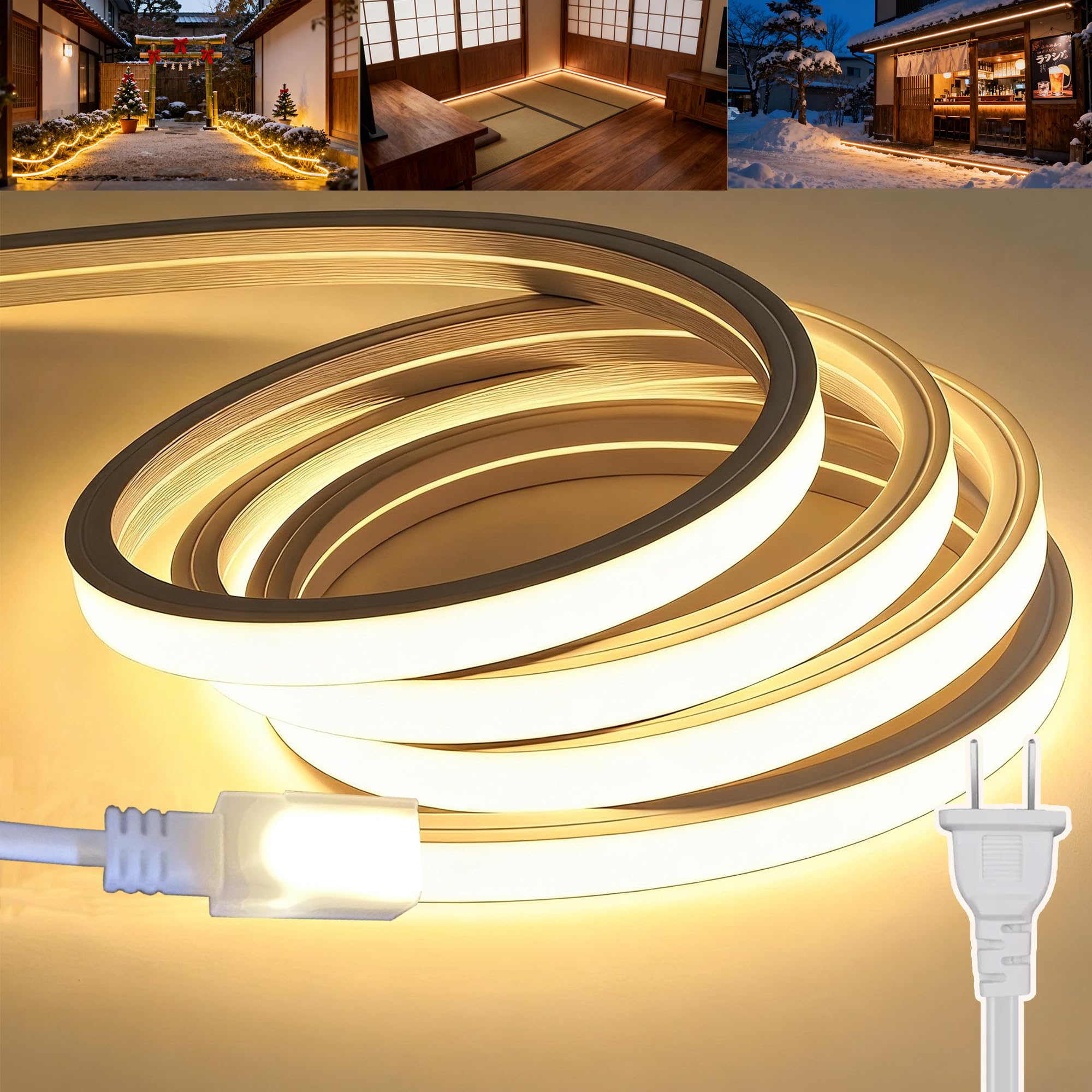 1m Waterproof LED Strip Light, High Brightness, 100V, Linear Lighting, Silicone Tube, Bendable and Cuttable, Easy Installation, Eye-Friendly, 100V,
1m Waterproof LED Strip Light, High Brightness, 100V, Linear Lighting, Silicone Tube, Bendable and Cuttable, Easy Installation, Eye-Friendly, 100V,