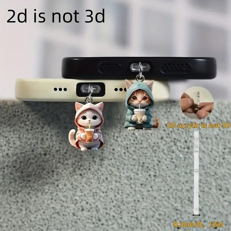 Акрилова 2D фігурка кота, пилозахисна заглушка з підвіскою для iPhone та Type-C Iphone Connector
Акрилова 2D фігурка кота, пилозахисна заглушка з підвіскою для iPhone та Type-C Iphone Connector