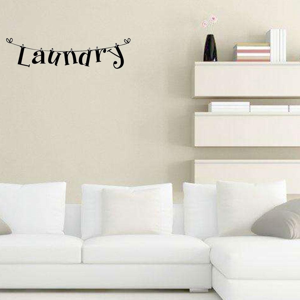 1Pc Black PVC Wall Sticker Laundry Quote Vinyl Art Decal Home Room Decoration Removable
1Pc Black PVC Wall Sticker Laundry Quote Vinyl Art Decal Home Room Decoration Removable