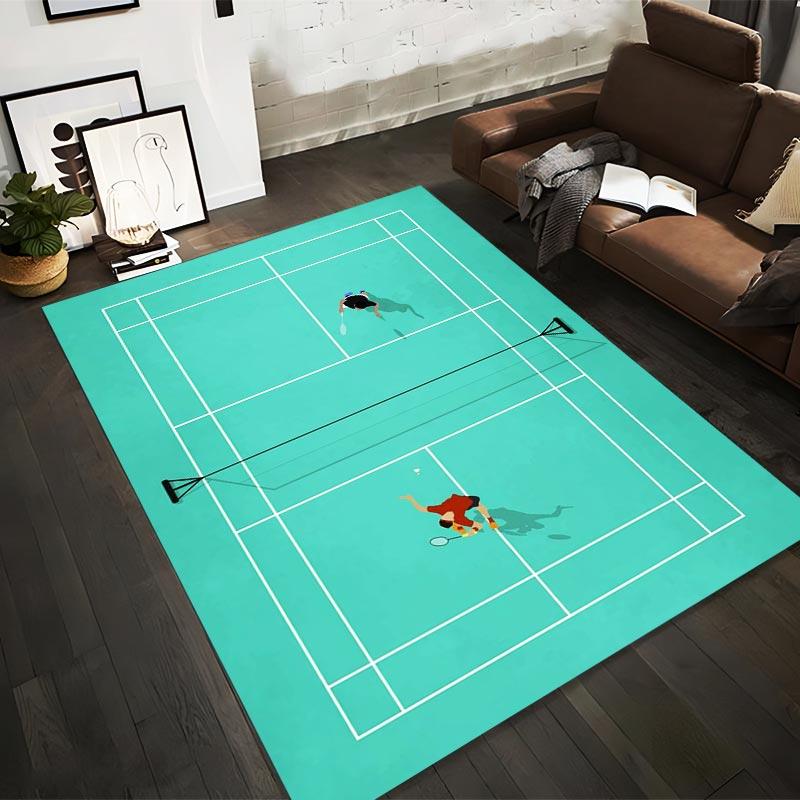 Badminton Court Style Carpet with Players Design - Sports Theme Rug Suitable for use as an anti-slip for living room bedroom sofas 40x60cm( 15x23in )
Badminton Court Style Carpet with Players Design - Sports Theme Rug Suitable for use as an anti-slip for living room bedroom sofas 40x60cm( 15x23in )