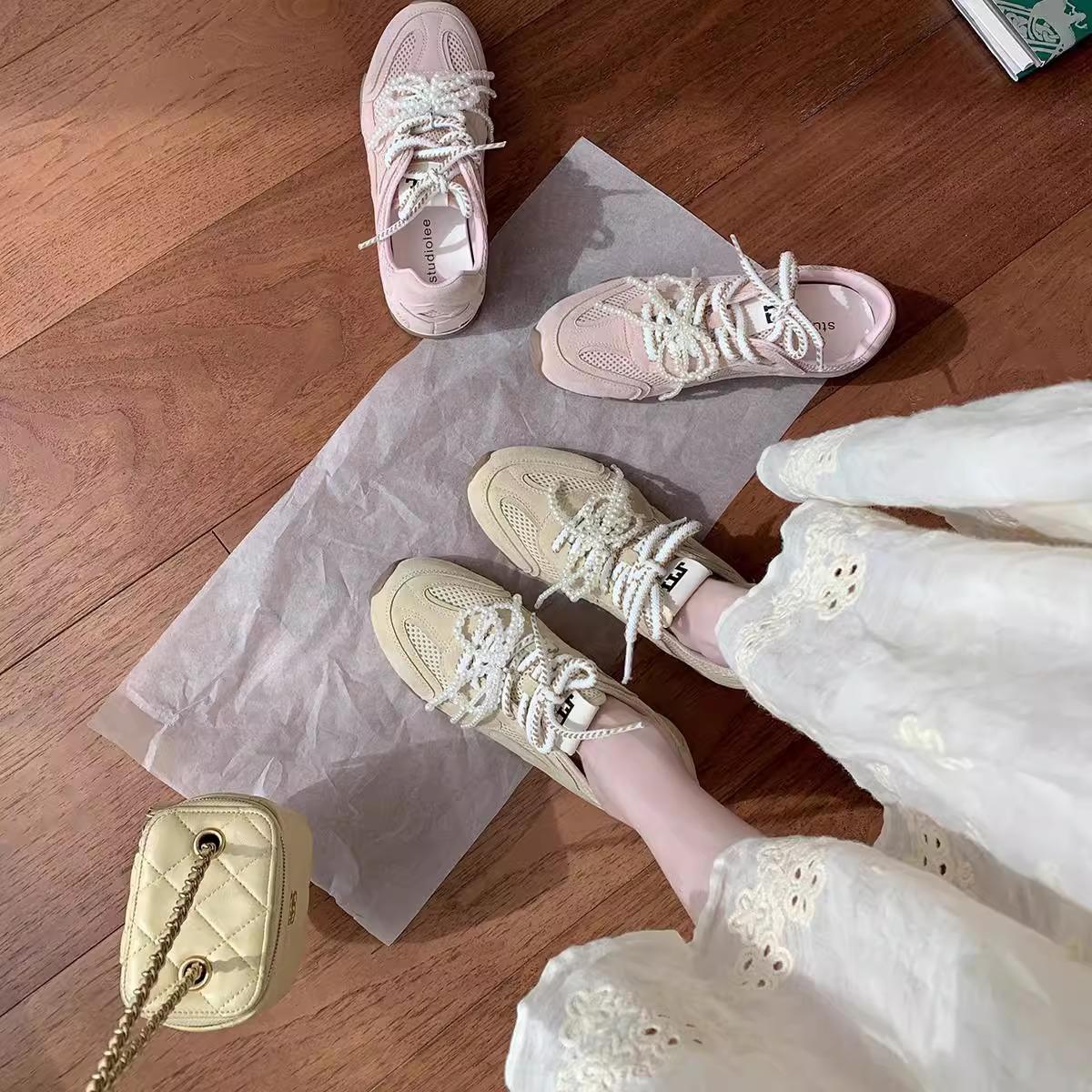 Sheepskin version~ 3cm inner height increase girl pearl leather casual style ballet board shoes women 35
Sheepskin version~ 3cm inner height increase girl pearl leather casual style ballet board shoes women 35