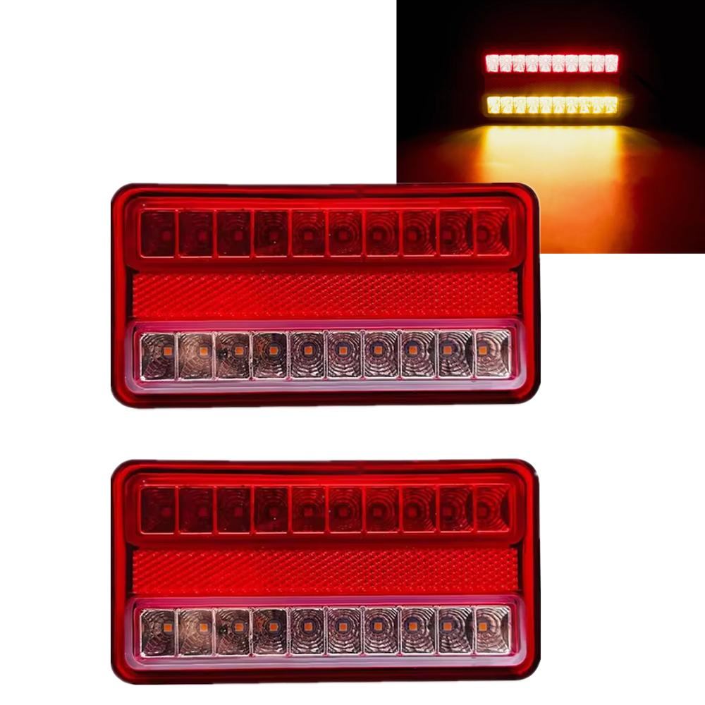2PCS 20LED Trailer Tail Light Car Truck LED Night Running Lights Turn Signal Brake Stop Taillight for Truck Camper Van 12V 24V
2PCS 20LED Trailer Tail Light Car Truck LED Night Running Lights Turn Signal Brake Stop Taillight for Truck Camper Van 12V 24V
