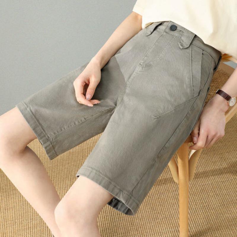 Women s High-Waisted Denim Cargo Shorts, Summer 2025, Straight Loose Wide-Leg Style 30 (Waist 2 3 )
Women s High-Waisted Denim Cargo Shorts, Summer 2025, Straight Loose Wide-Leg Style 30 (Waist 2 3 )