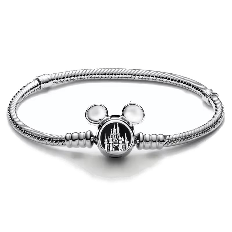 925 Silver Themed Donald Duck Heart Castle Bracelet Design Fashion Jewelry Gifts 17cm
925 Silver Themed Donald Duck Heart Castle Bracelet Design Fashion Jewelry Gifts 17cm
