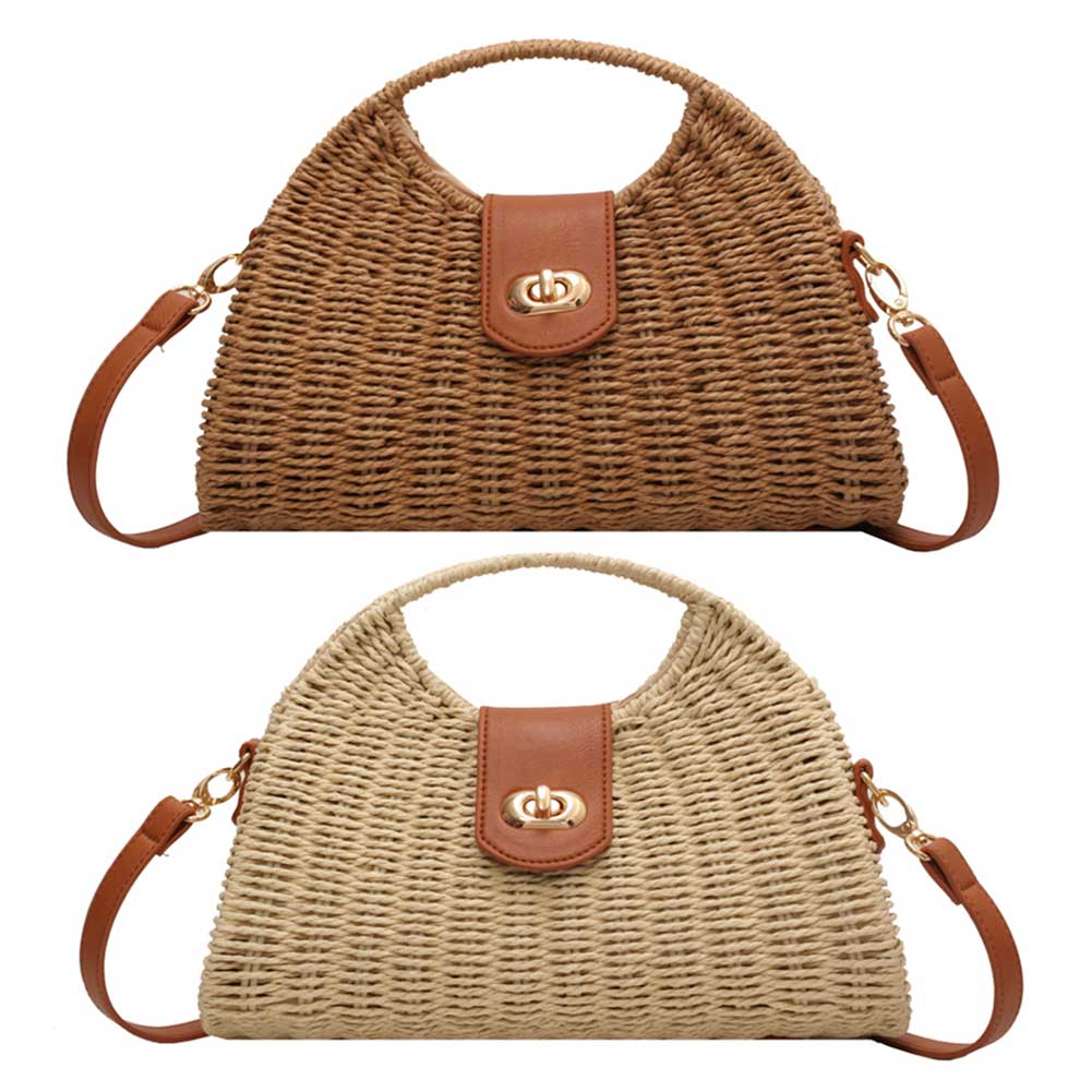 Women Casual Crossbody Bags Summer Woven Shell Messenger Bags Handmade Fashion Holiday Simple Elegant Lady Straw Bag
Women Casual Crossbody Bags Summer Woven Shell Messenger Bags Handmade Fashion Holiday Simple Elegant Lady Straw Bag