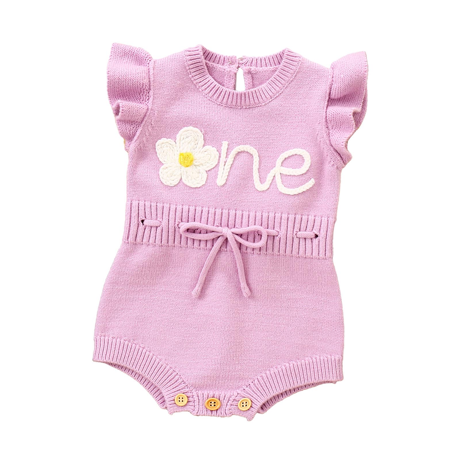 Infant Toddler Girls Flutter Sleeve Floral Embroidered Romper & Sweater Set 12-18 Months фіолетовий
Infant Toddler Girls Flutter Sleeve Floral Embroidered Romper & Sweater Set 12-18 Months фіолетовий