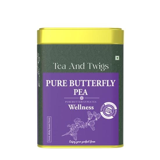 Tea And Twigs - Pure Butterfly Pea Flower Tea - 15 Teabags (30 Grams) | Caffeine Free Herbal Tea | Relieves Stress | Ayurvedic Shankhpushpi Flower 30GM
Tea And Twigs - Pure Butterfly Pea Flower Tea - 15 Teabags (30 Grams) | Caffeine Free Herbal Tea | Relieves Stress | Ayurvedic Shankhpushpi Flower 30GM