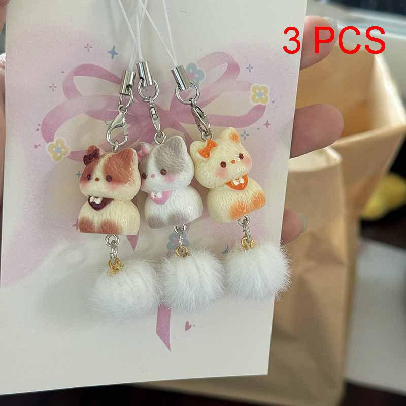 3Pcs Cartoon 3D Cat Bag Decoration Cute Cat Phone Chain Keychain Versatile Hairball Pendant Small Gift Diy Accessories разноцветный
3Pcs Cartoon 3D Cat Bag Decoration Cute Cat Phone Chain Keychain Versatile Hairball Pendant Small Gift Diy Accessories разноцветный