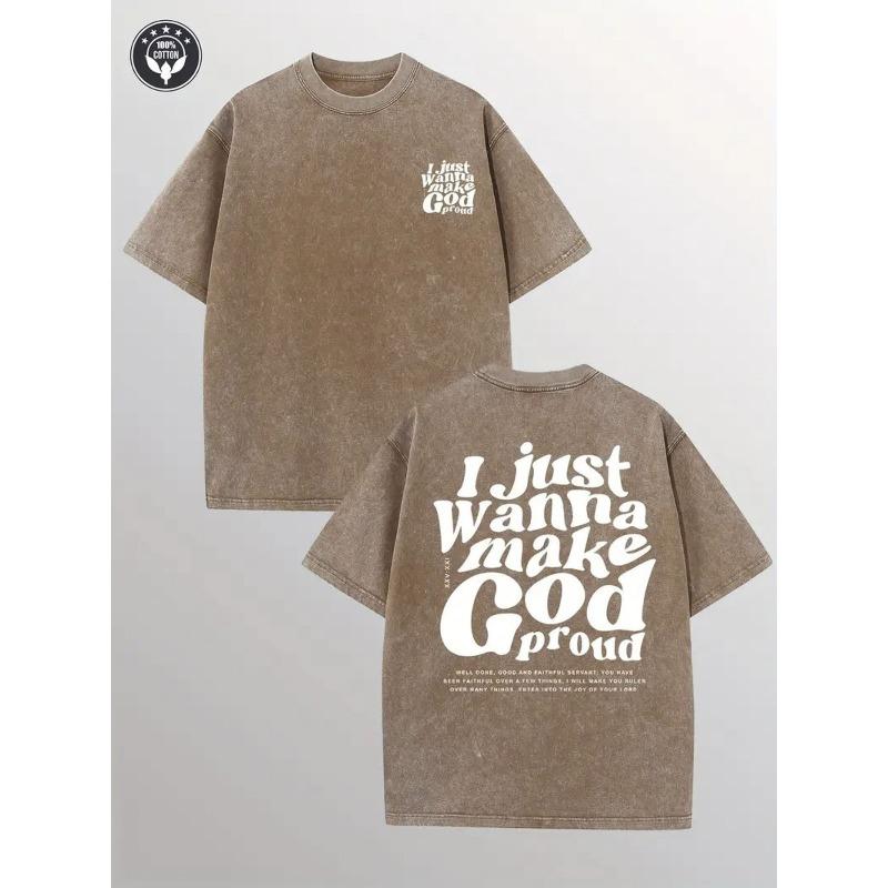Washed, I Just Want to Make God Proud Printed Men s T-Shirt, High-Quality Printed Cotton Retro Fashion T-Shirt, Certain Thickness for Summer S дубильная кора
Washed, I Just Want to Make God Proud Printed Men s T-Shirt, High-Quality Printed Cotton Retro Fashion T-Shirt, Certain Thickness for Summer S дубильная кора