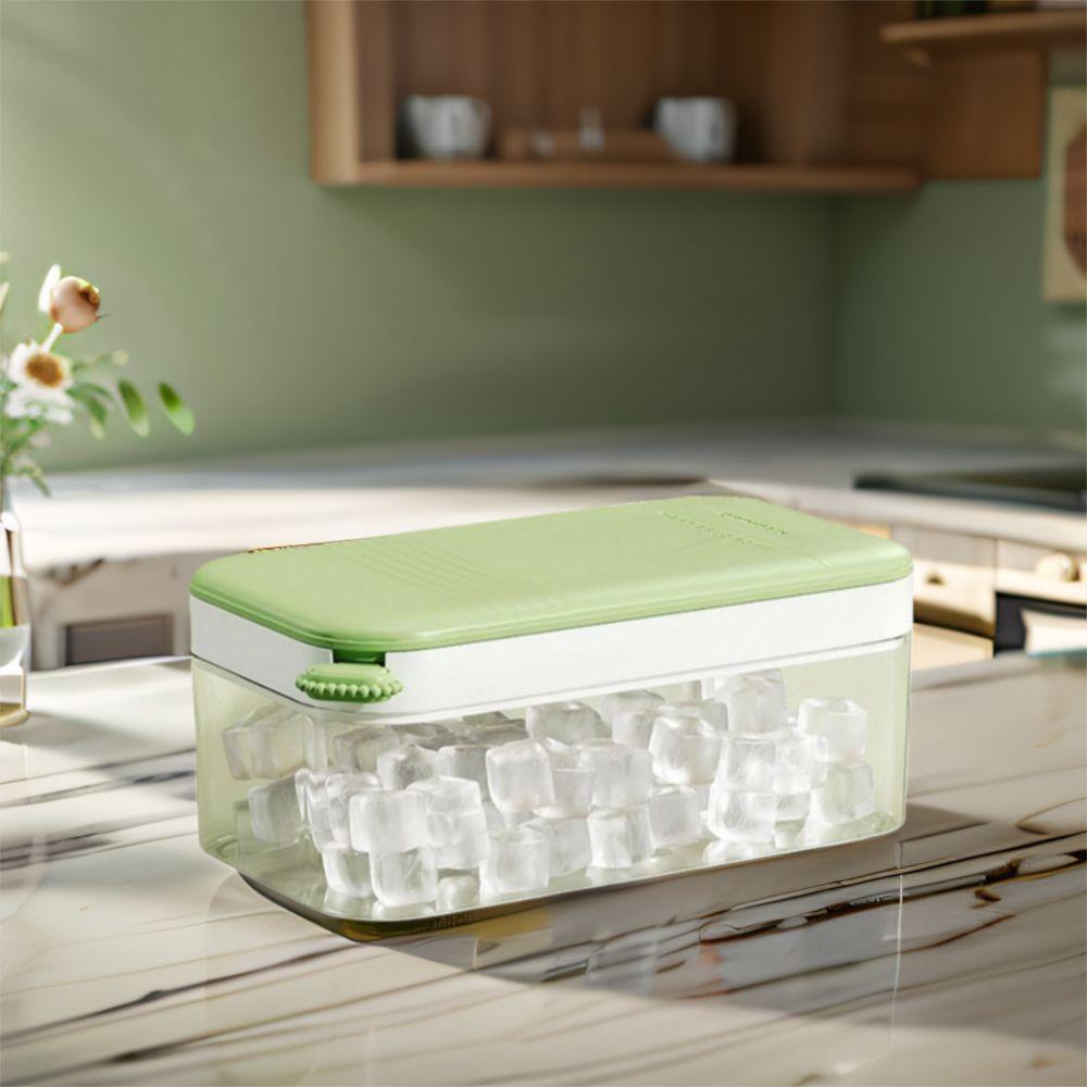 Plastic 32 Grids Ice Cube Tray Large Capacity Ice Cube Molds Ice Mould Storage Box for Home зелений
Plastic 32 Grids Ice Cube Tray Large Capacity Ice Cube Molds Ice Mould Storage Box for Home зелений