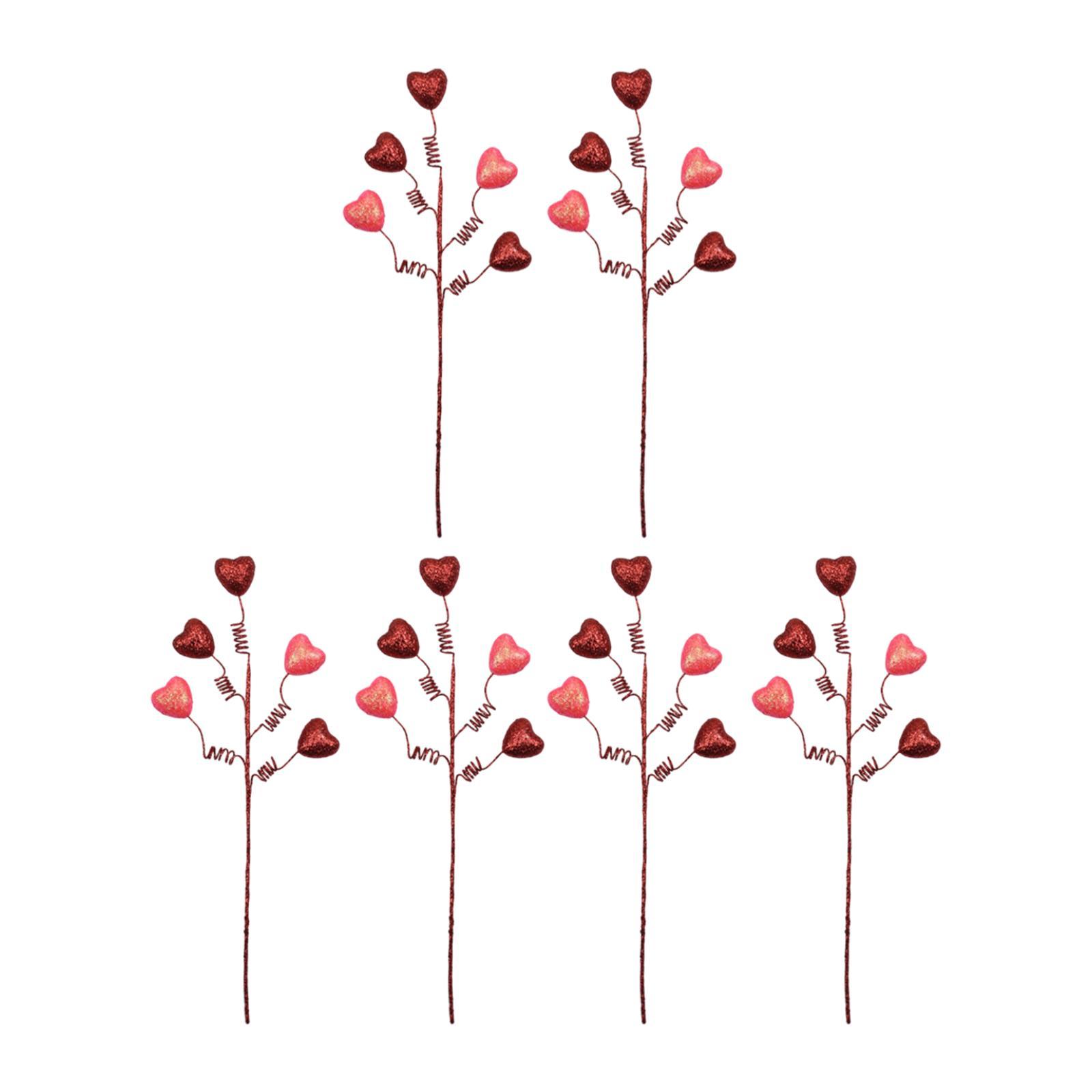 6x Artificial Valentine s Day Heart Picks Decoration for Office Party Home
6x Artificial Valentine s Day Heart Picks Decoration for Office Party Home