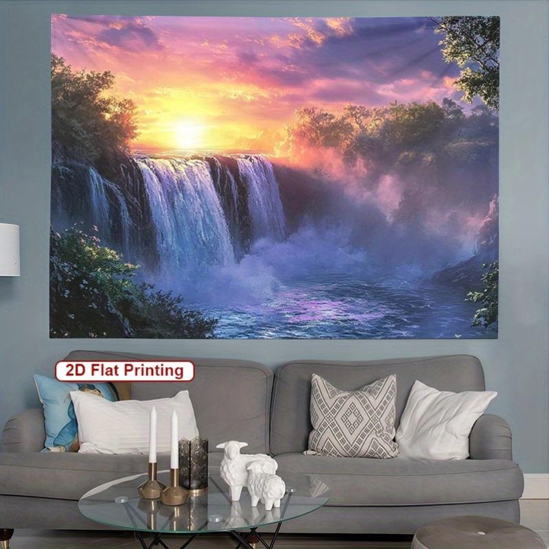 Sunset Waterfall Tapestry Majestic Cascade Vibrant Sky Nature Art Polyester 5161 in for Bedroom or Dorm 74x94cm(29x37in)
Sunset Waterfall Tapestry Majestic Cascade Vibrant Sky Nature Art Polyester 5161 in for Bedroom or Dorm 74x94cm(29x37in)
